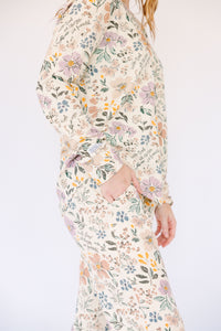 All Things Are Possible Womens PJ Jogger Set Ribbed Cotton-Bamboo Blend