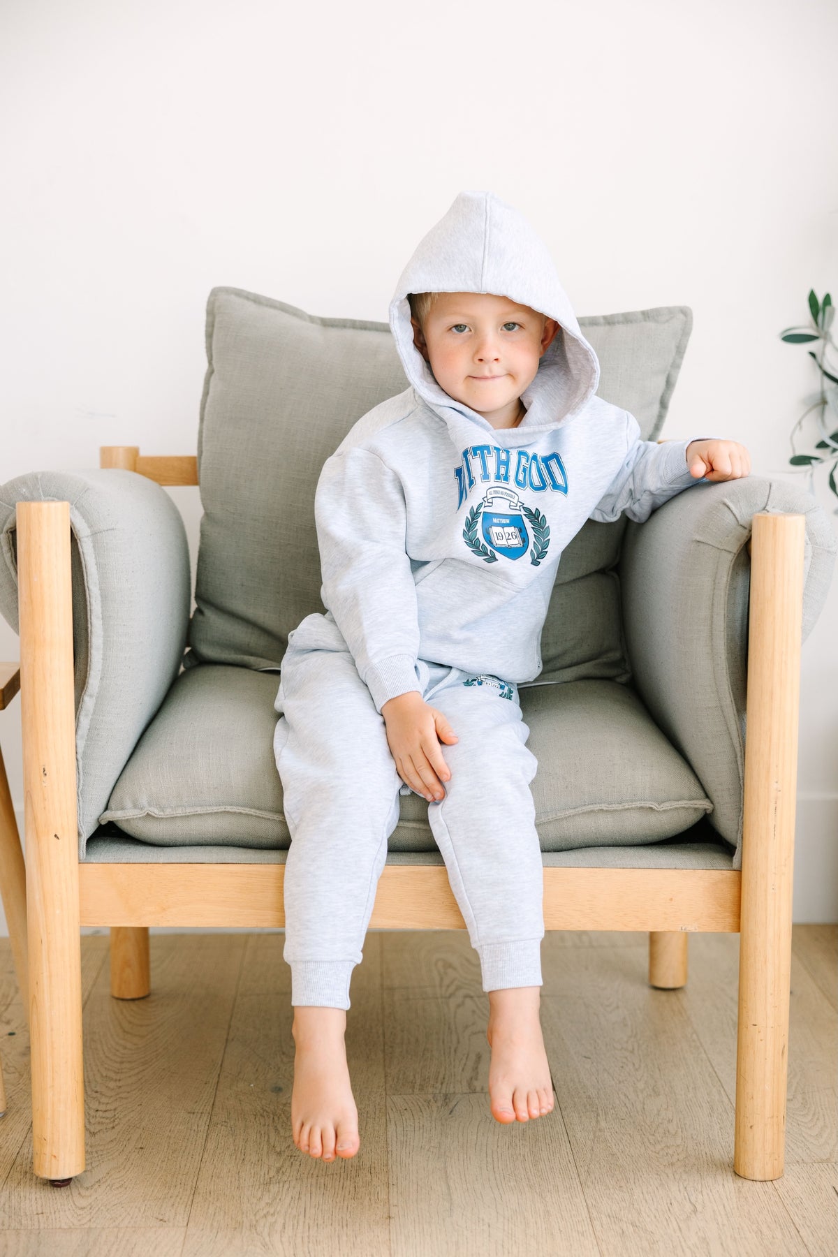 With God Cotton Fleece Jogger