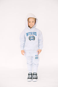 With God Cotton Fleece Hoodie