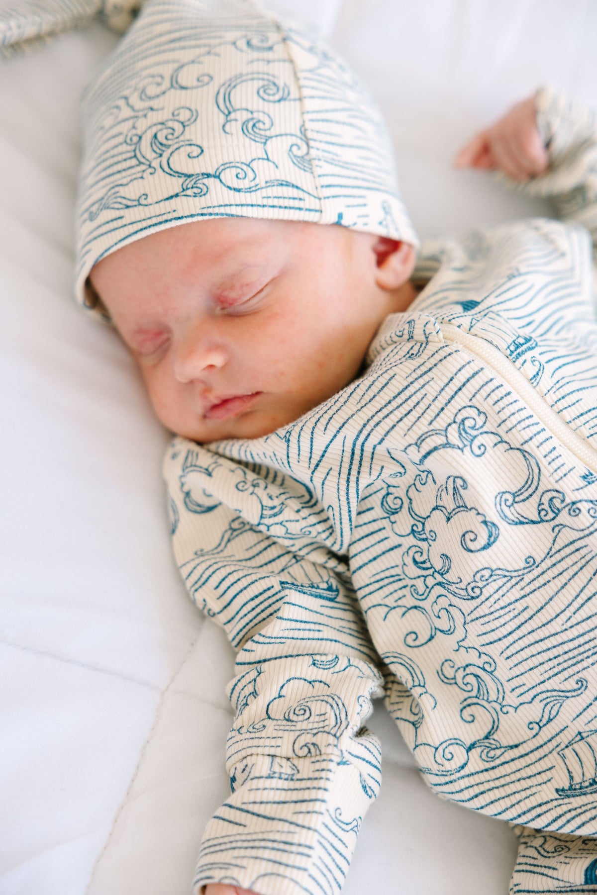 Walking on Water Hat Ribbed Cotton-Bamboo Blend