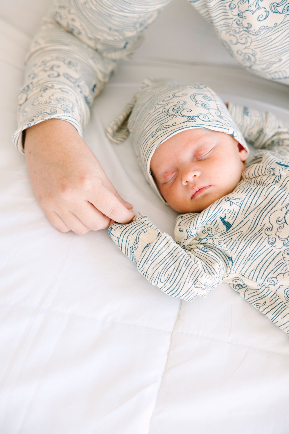 Walking on Water Hat Ribbed Cotton-Bamboo Blend