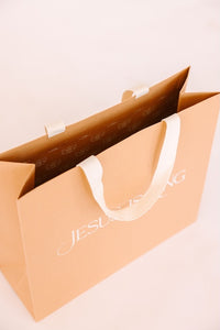 Jesus is King Kraft Gift Bag