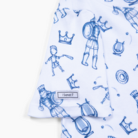 David & Goliath Blue PJ Shorts Set Cotton