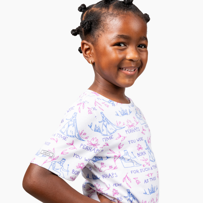 Queen Esther PJ Shorts Set Cotton