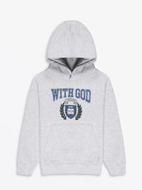 With God Cotton Fleece Hoodie