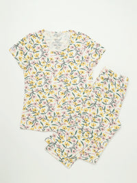 Consider the Lilies Women's PJ Set Cotton