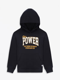 His Power Cotton Fleece Hoodie