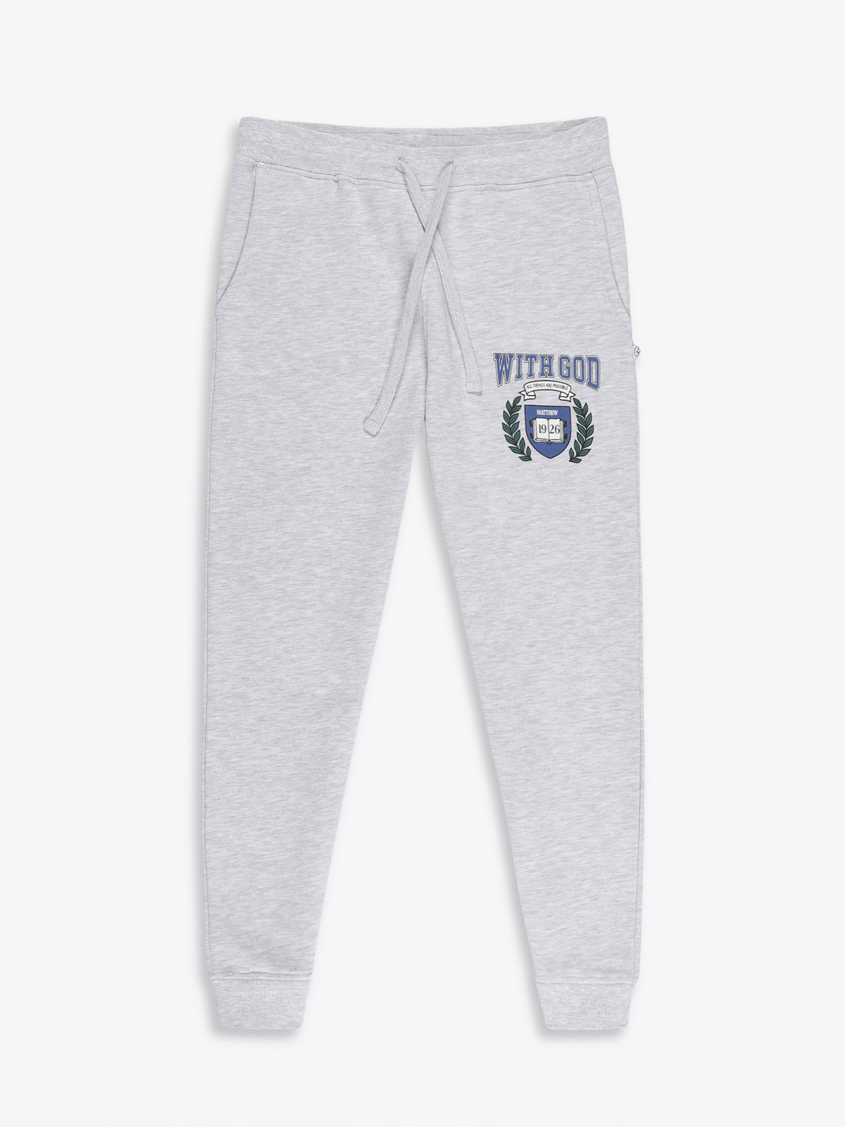 With God Cotton Fleece Jogger