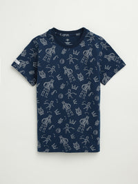 David & Goliath Sailor Blue T-Shirt Cotton