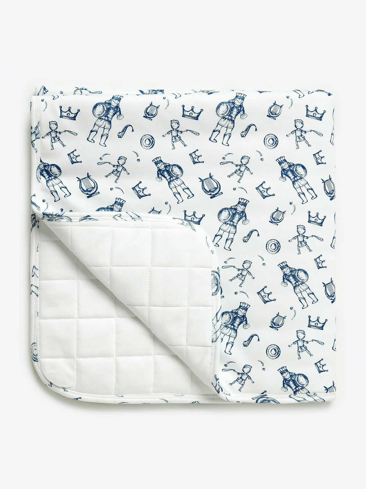 David & Goliath Blue Blanket Cotton