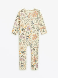 All Things Are Possible Footless Onesie PJ Ribbed Cotton-Bamboo Blend