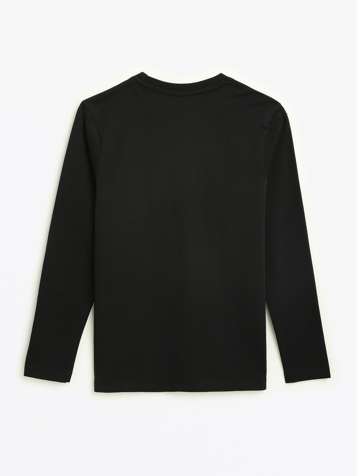 Black Prayer Pocket Long Sleeve Shirt Cotton