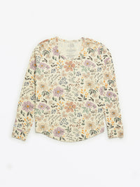 All Things Are Possible Womens PJ Jogger Set Ribbed Cotton-Bamboo Blend