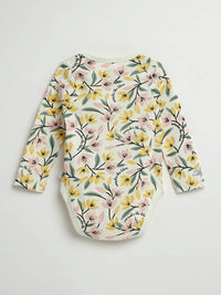 Consider the Lilies Long Sleeve Bodysuit Cotton
