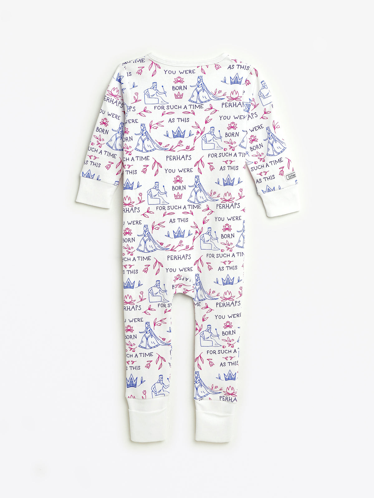 Queen Esther Footless Onesie PJ Cotton