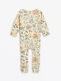 All Things Are Possible Footless Onesie PJ Ribbed Cotton-Bamboo Blend