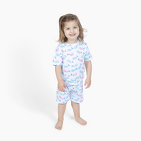 Jonah Teal PJ Shorts Set Cotton