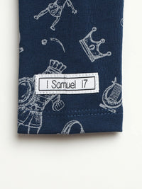 David & Goliath Sailor Blue Long Sleeve Bodysuit Cotton