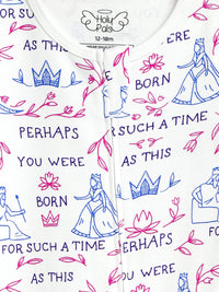 Queen Esther Footless Onesie PJ Cotton