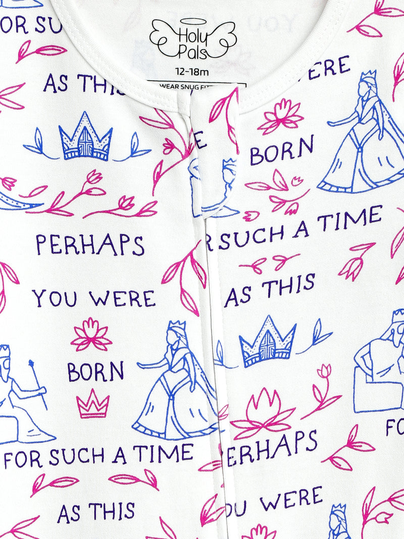 Queen Esther Footless Onesie PJ Cotton