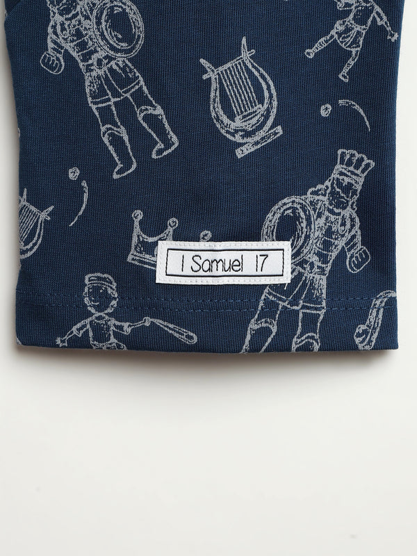 David & Goliath Sailor Blue T-Shirt Cotton