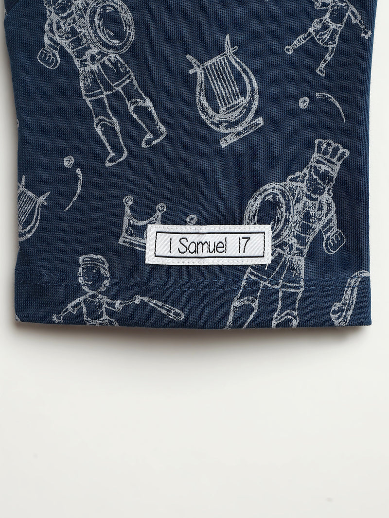 David & Goliath Sailor Blue T-Shirt Cotton