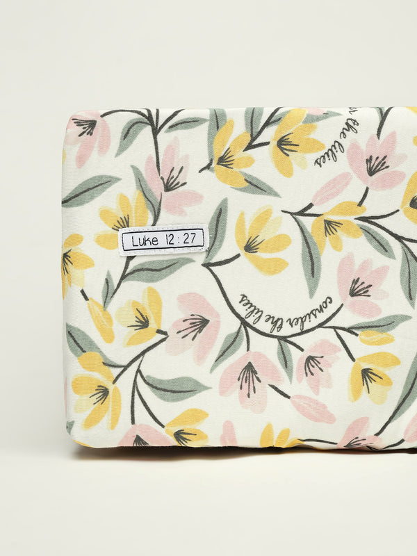 Consider the Lilies Bedsheet Cotton