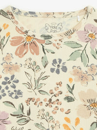 All Things Are Possible PJ Long Sleeve Set Ribbed Cotton-Bamboo Blend