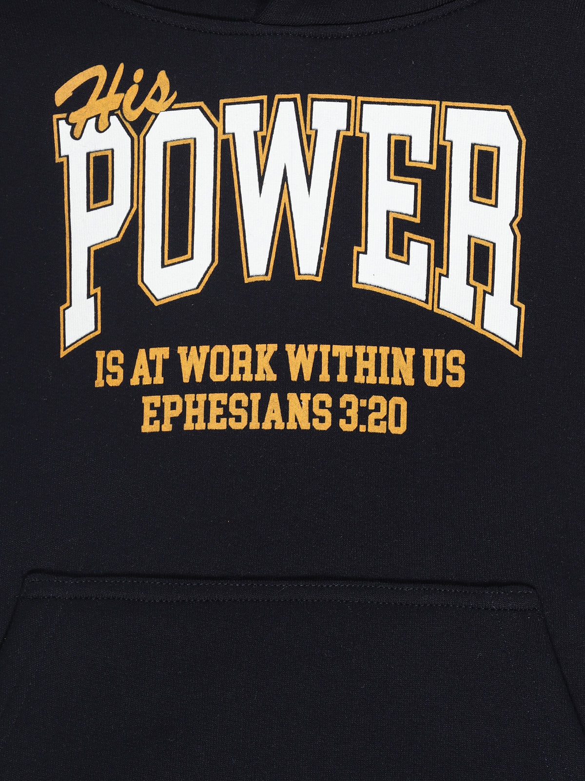 His Power Cotton Fleece Hoodie