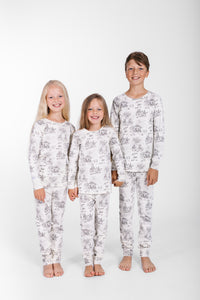 O Little Town of Bethlehem Long Sleeve PJ Set Cotton