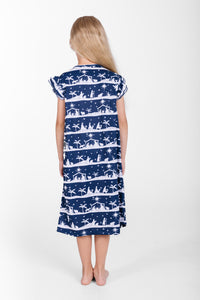 Starry Night PJ Girls Nightgown Polyester