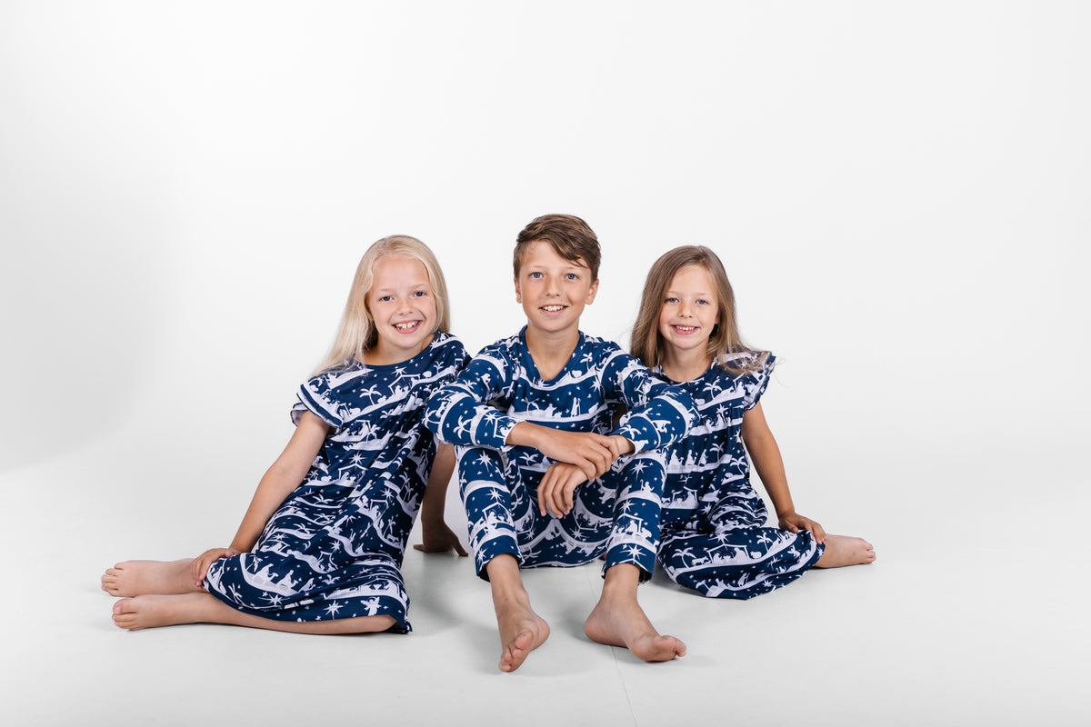 Starry Night PJ Girls Nightgown Polyester
