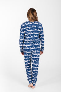 Starry Night Womens Jogger PJ Set Cotton