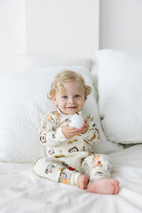 Away in a Manger PJ Footless Onesie Cotton