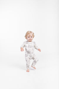 O Little Town of Bethlehem Footless Onesie PJ Cotton