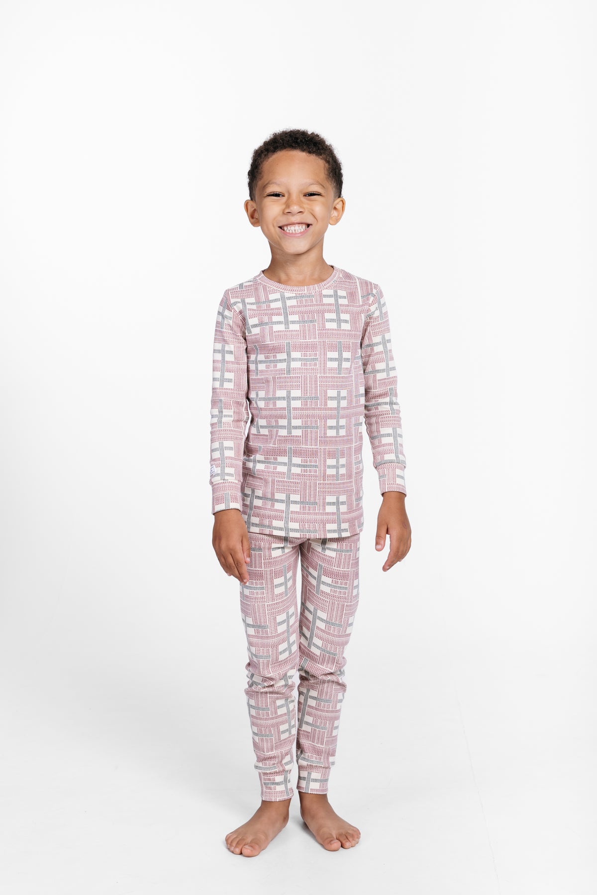 Prophecy Plaid PJ Long Sleeve Set Cotton