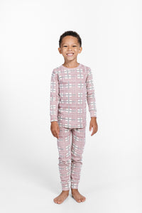Prophecy Plaid PJ Long Sleeve Set Cotton