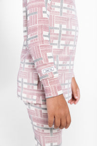 Prophecy Plaid PJ Long Sleeve Set Cotton