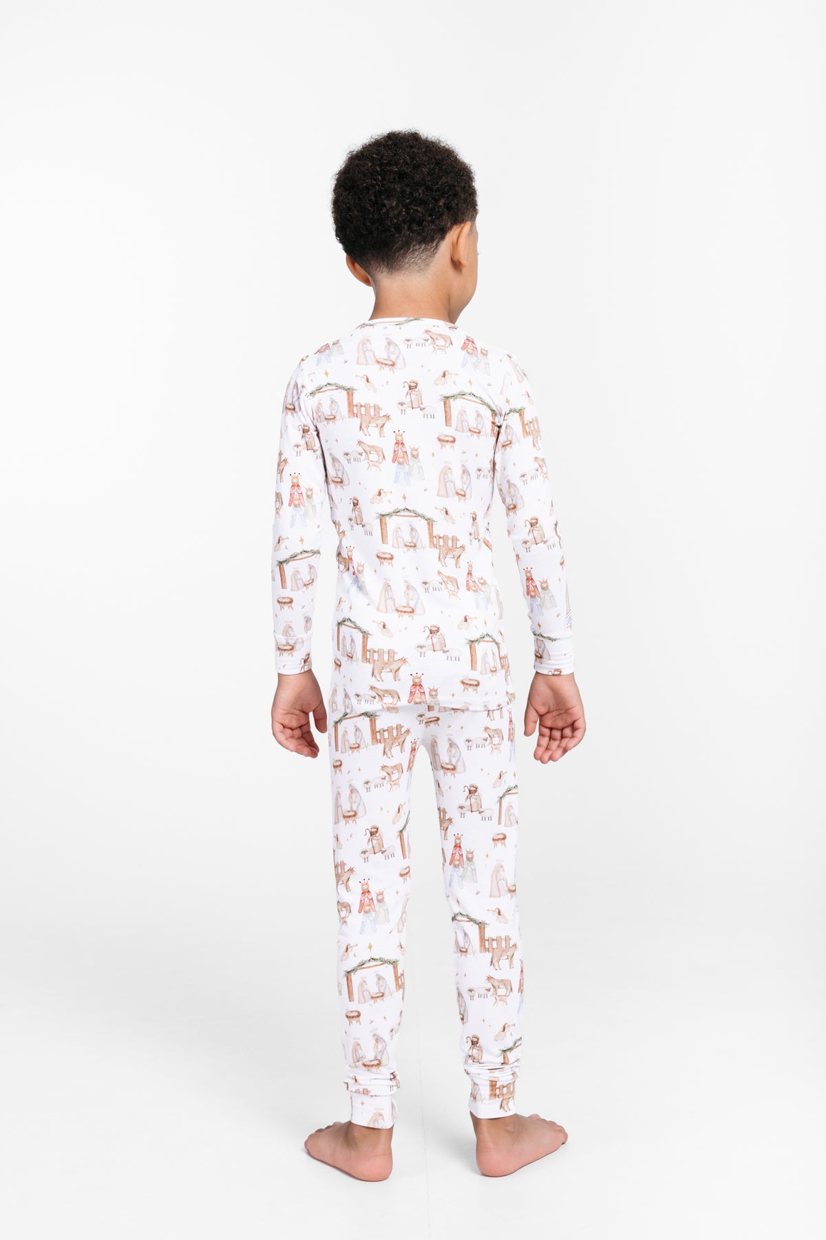 The First Noel PJ Long Sleeve Set Bamboo