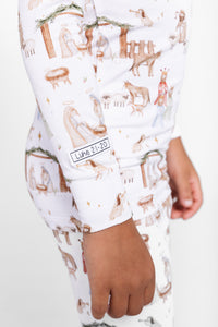 The First Noel PJ Long Sleeve Set Bamboo