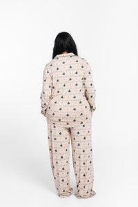 Glory to God Womens Notch Collar PJ Set Bamboo