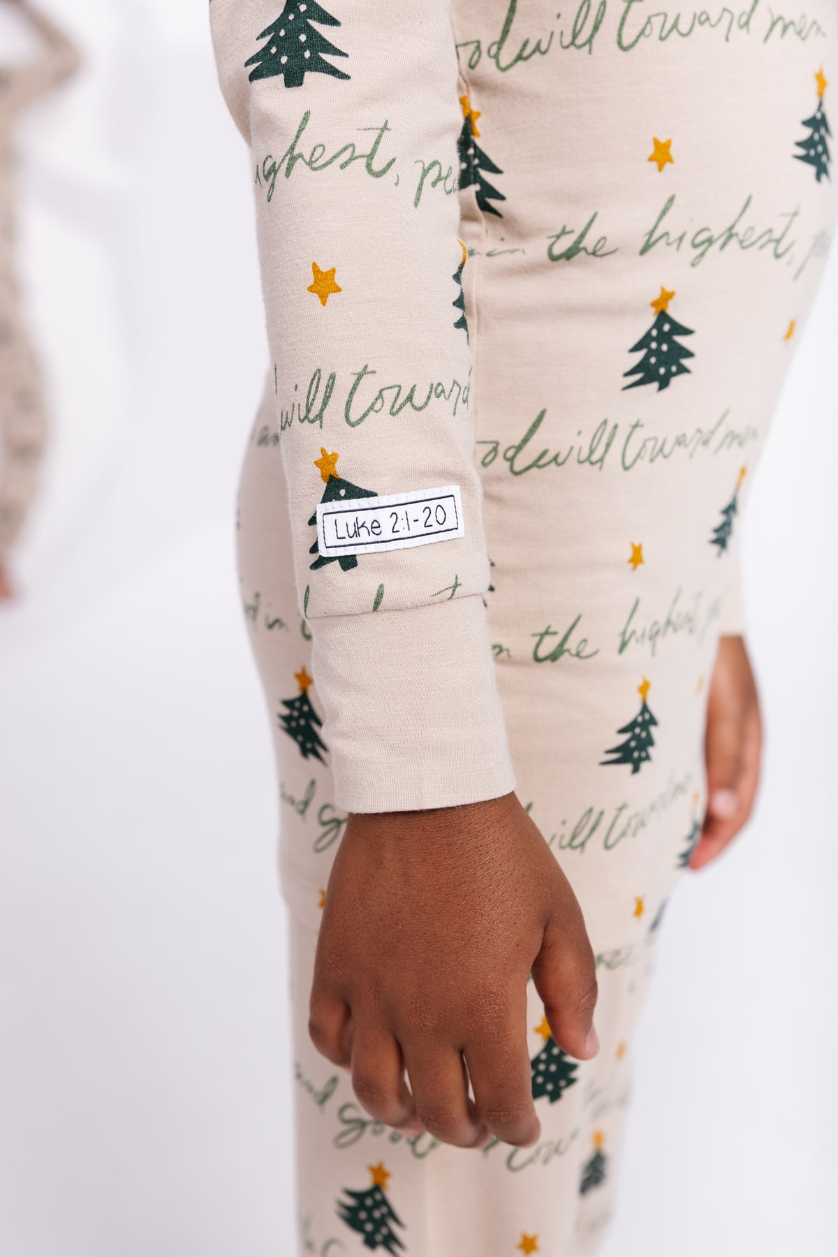 Glory to God Christmas PJ Long Sleeve  Set Bamboo