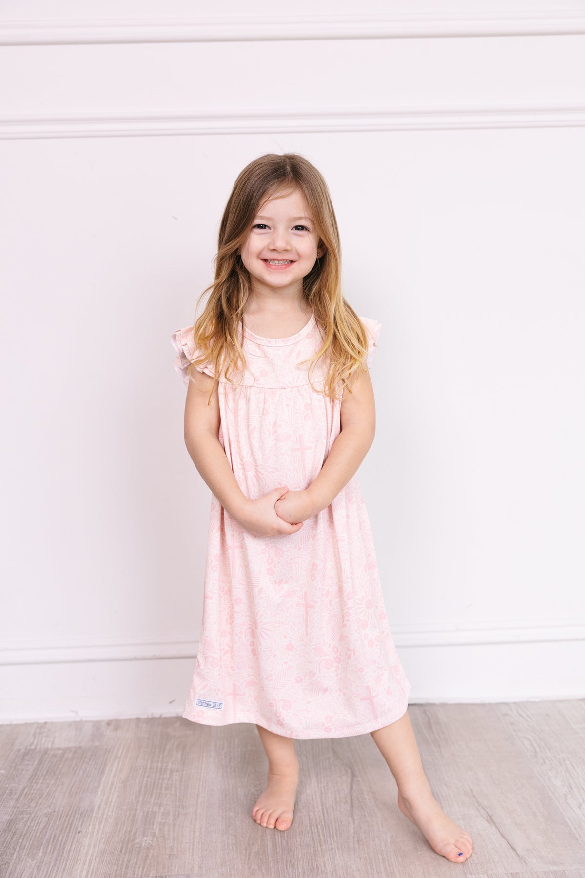 Salvation Garden Pink PJ Girls Nightgown Polyester