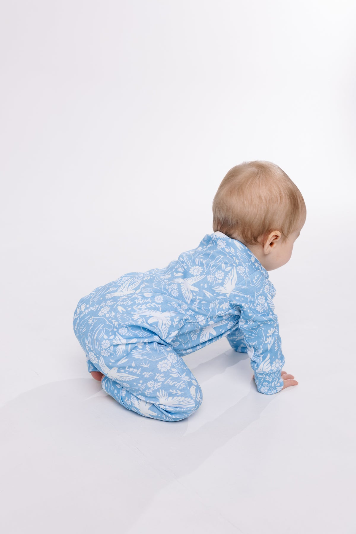Birds of the Air Footless Onesie Cotton