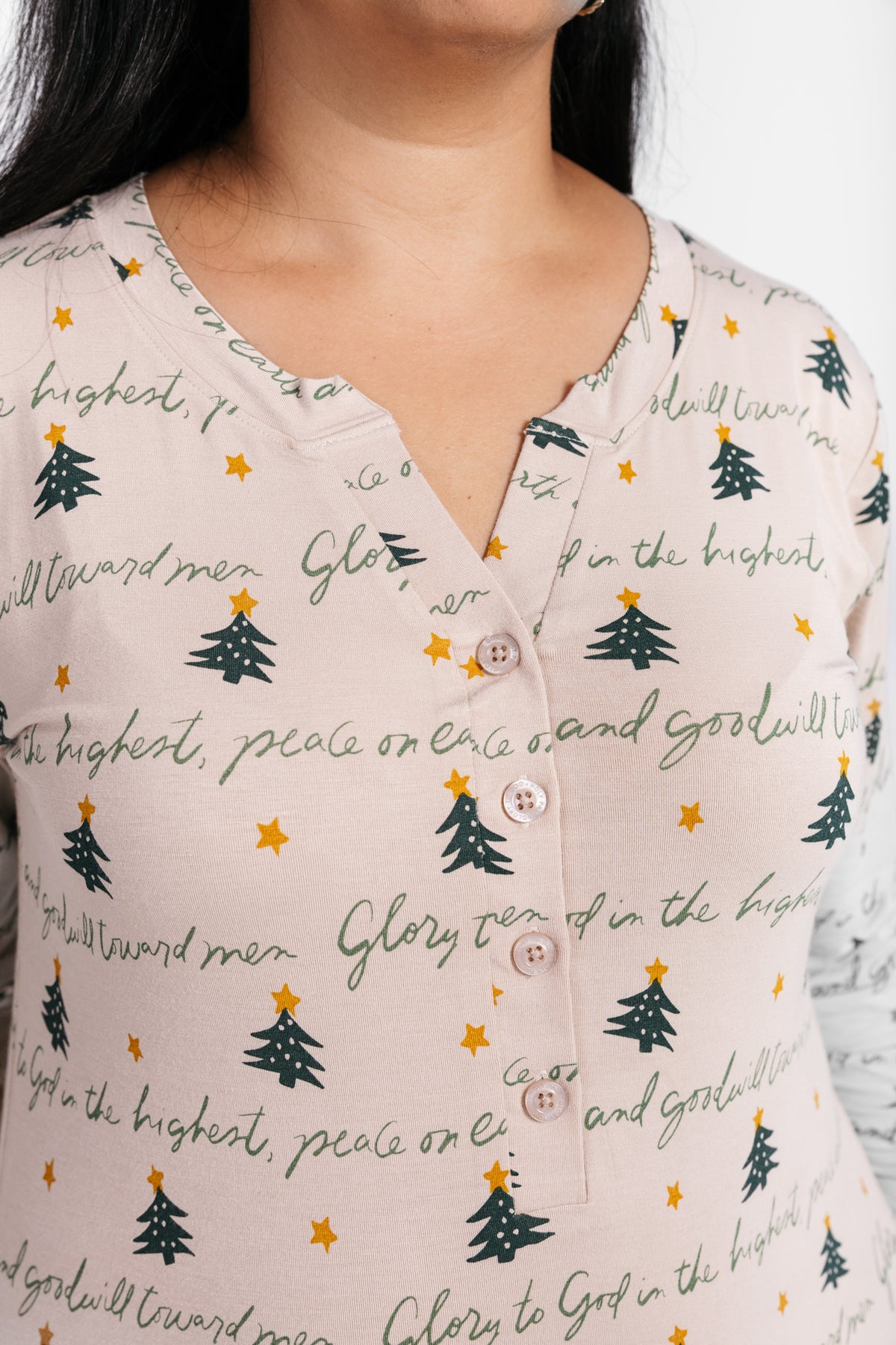 Glory to God Womens PJ Nightgown Bamboo