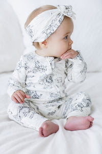 O Little Town of Bethlehem Footless Onesie PJ Cotton