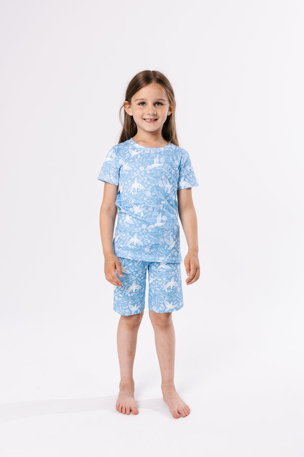 Birds of the Air Shorts Set Cotton