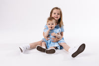 Birds of the Air Short Sleeve Twirl Dress Bodysuit Cotton