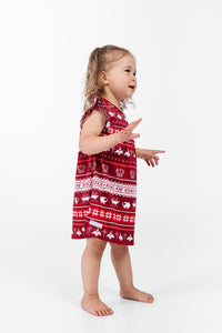 King of Kings Ruby Red PJ Girls Nightgown Polyester