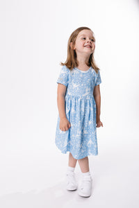 Birds of the Air Twirl Dress Cotton